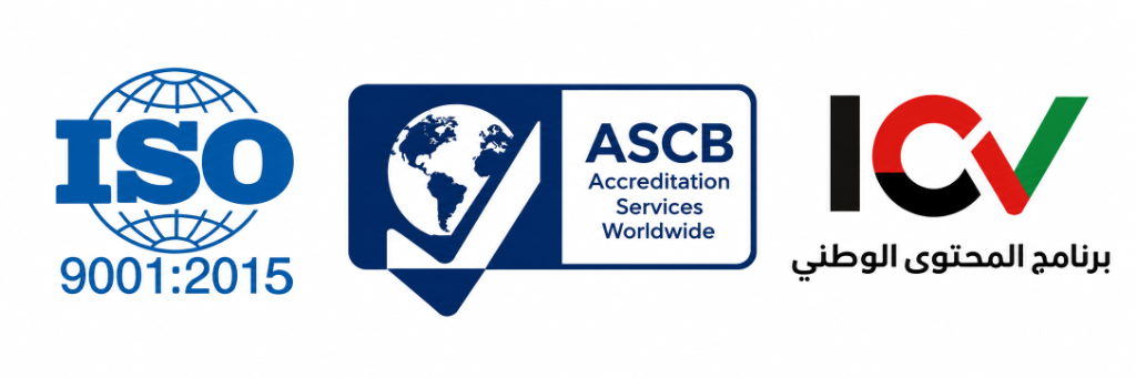 ISO 9001:2015, ASCB & ICV Certified