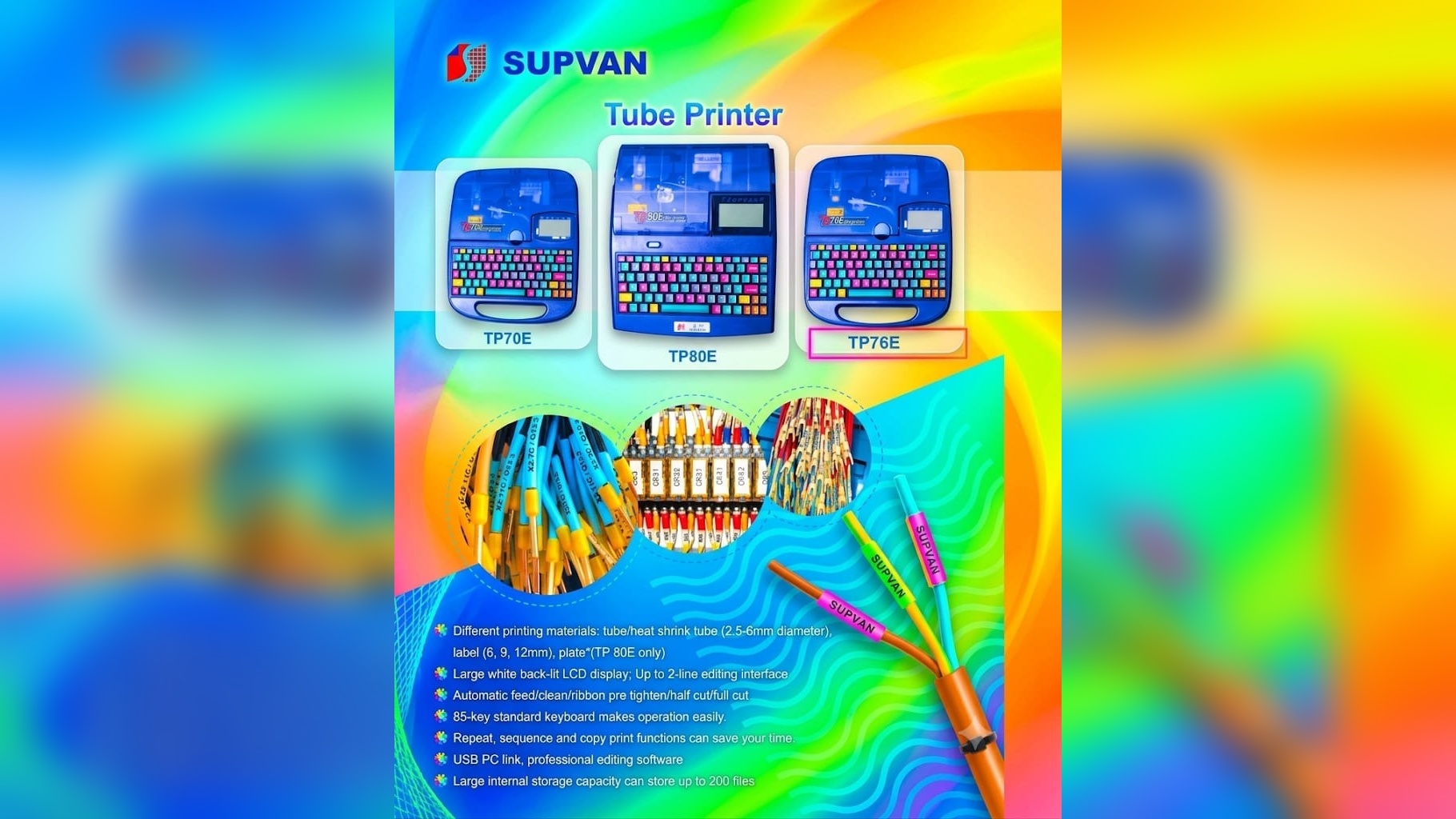 SUPVAN Tube / Ferrule Printers